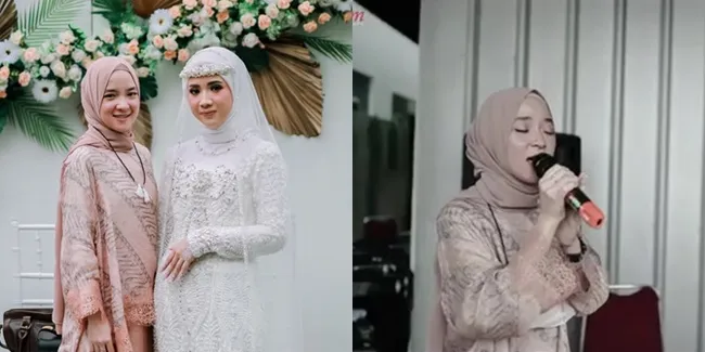 Foto Nissa Sabyan di Pernikahan Kakak, Netizen Malah Salah Fokus ke Perut