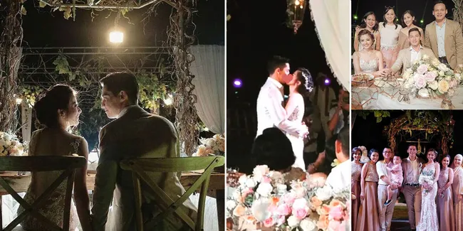 FOTO: Nyanyi - Ciuman, Resepsi Franda & Samuel Romantis & Mewah