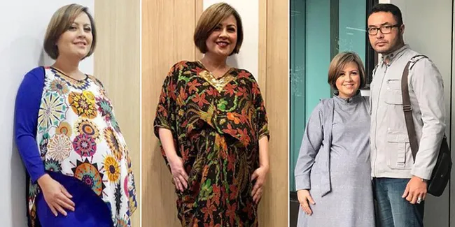 FOTO: OOTD Bumil Cynthia Lamusu, Tetap Cantik Meski Makin Buncit