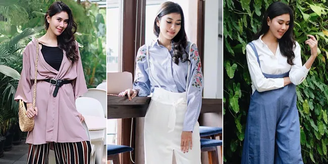 FOTO: OOTD Keren Ala Syahnaz Sadiqah, Simple & Stylish Abis!