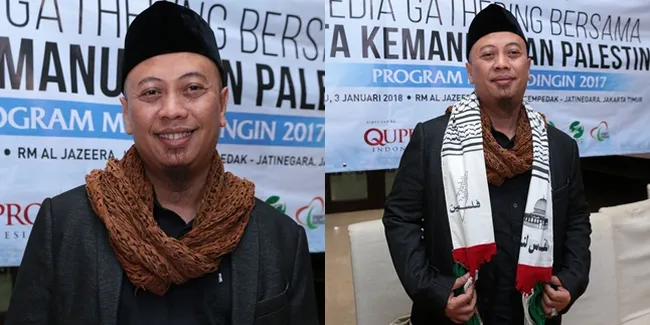 FOTO Opick Berikan Bantuan Musim Dingin Untuk Pengungsi Palestina