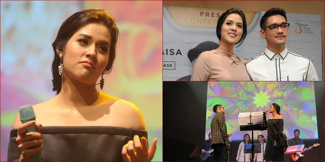 FOTO: Pamer Keakraban, Afgan dan Raisa Bikin Penonton Baper