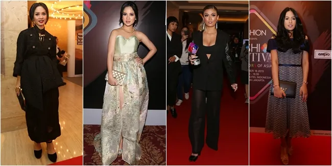 FOTO: Parade Busana Cantik Elegan Seleb di Fashion Festival 2015