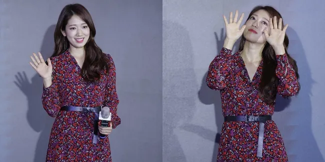 Foto Park Shin Hye di Jakarta, Sudah Cantik dan Ramah Banget Sama Penggemar