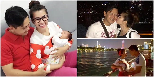 FOTO: Peluk - Cium, Fitri Carlina & Suami Pilotnya Makin Mesra