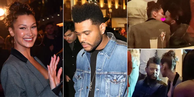 FOTO: Pelukan - Ciuman, Bella Hadid & The Weeknd Mesra di Cannes