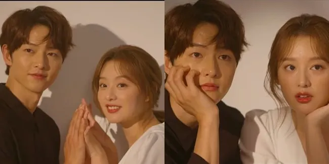 FOTO: Pemotretan Bareng, Song Joong Ki - Kim Ji Won Pamerkan Chemistry Manis