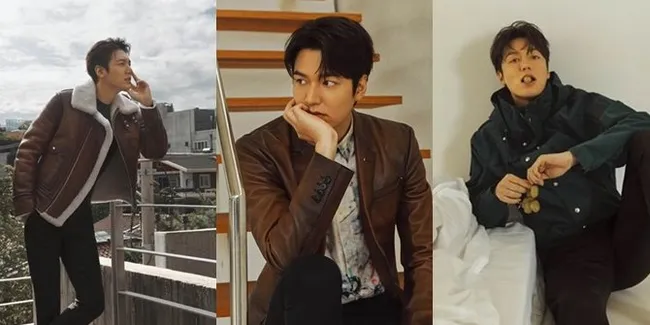 FOTO: Pemotretan Musim Gugur Lee Min Ho, Gantengnya Udah Nggak Usah Ditanya