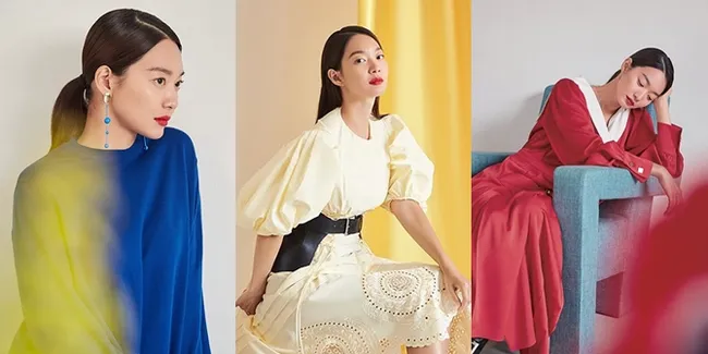 FOTO: Pemotretan Musim Semi Shin Min Ah, Cantik & Classy