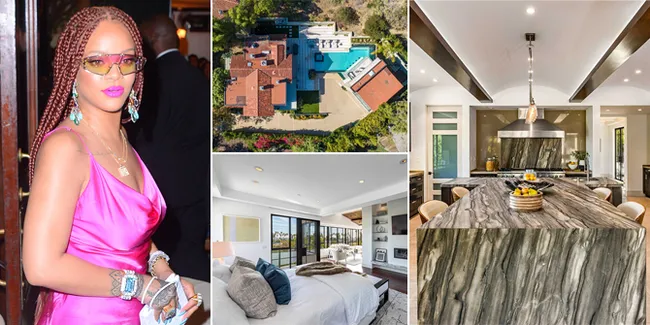 FOTO Penampakan Villa Mewah Rihanna, Disewakan 487 Juta Per Bulan