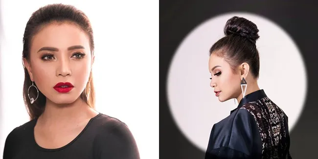 FOTO: Penampilan Baru Rossa, Elegan Dengan Make-up Tajam