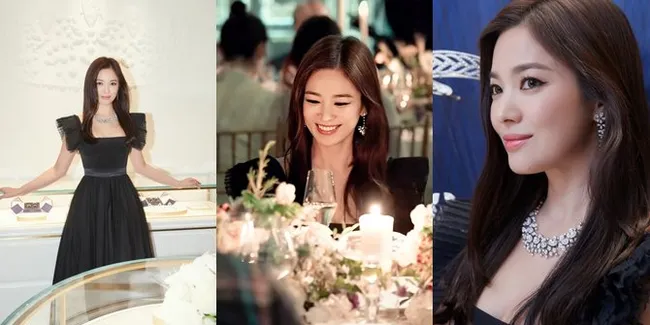 FOTO: Penampilan Cantik Bak Princess Song Hye Kyo di Gala Dinner, Glowing!