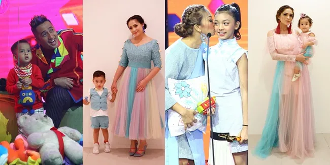 FOTO Penampilan Kompak Seleb & Anak Hadiri MOM & KIDS Awards 2017
