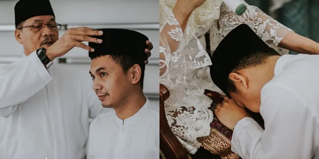 FOTO: Pengajian Jelang Pernikahan, Raditya Dika Sampai Menangis