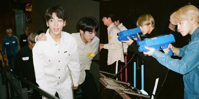 FOTO: Penuh Tawa dan Keseruan, Saat BTS Hangout di Amerika