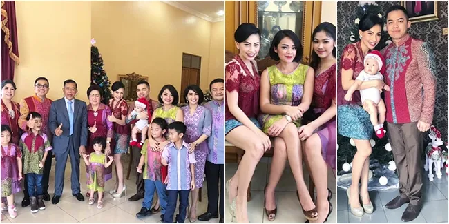 FOTO Perayaan Natal Kezia Karamoy, Perdana Dengan Status Jadi Ibu