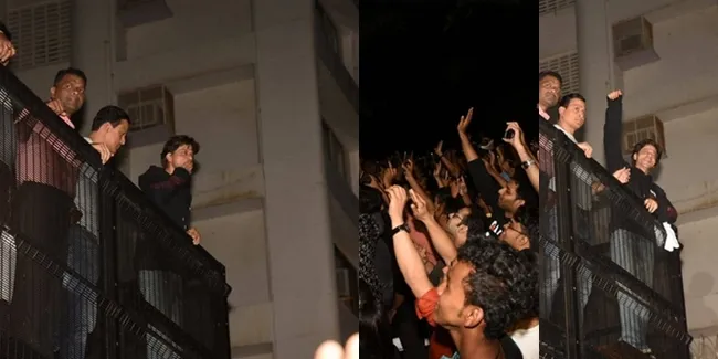 FOTO Perayaan Ulang Tahun Shahrukh Khan ke-54, Bareng Ribuan Fans di Mannat