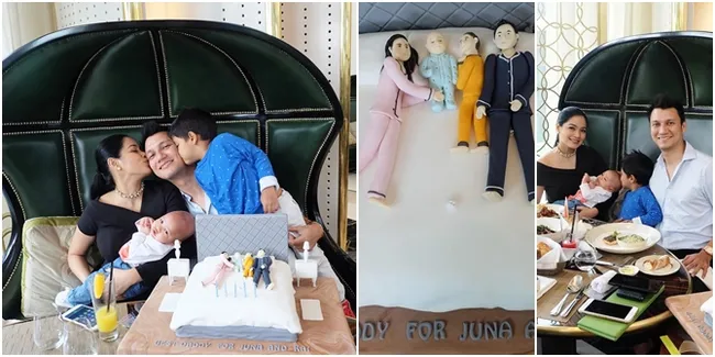 FOTO: Perayaan Ultah Christian Sugiono, Dapat Ciuman Dari Titi