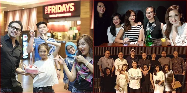 FOTO: Perayaan Ultah Intim Meisya Siregar Bersama Para Sahabat