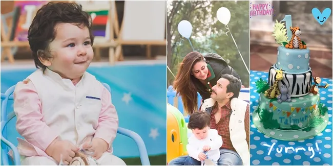 FOTO: Perayaan Ultah Pertama Taimur, Seru Bareng Keluarga Besar