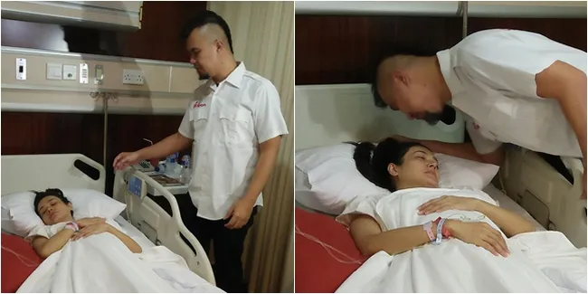 FOTO: Perhatian Manis Dhani Buat Mulan Pasca Melahirkan, Dicium!