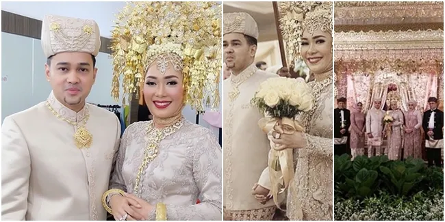 FOTO: Pernikahan Ali Coboy, Megah Mewah Dengan Adat Minang