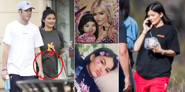 FOTO: Perut Buncit - Ogah Dandan Seksi, Bukti Kylie Jenner Hamil?