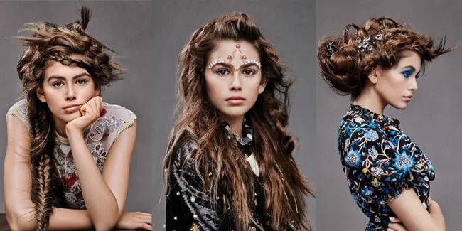 FOTO: Pose Cantik Putri Cindy Crawford di Photoshoot Teen Vogue