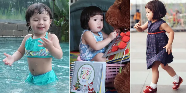 FOTO: Potong Rambut Pendek, Baby Gempi Makin Lucu Menggemaskan