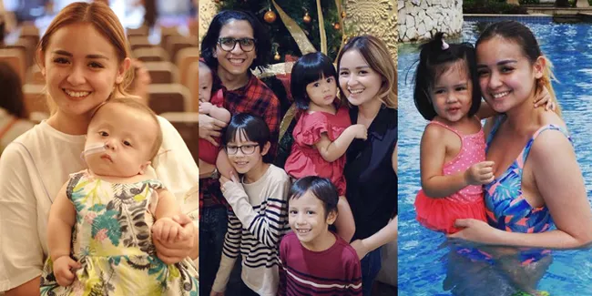 FOTO: Potret Akrab Joanna Alexandra Bareng Keluarga dan 4 Anaknya