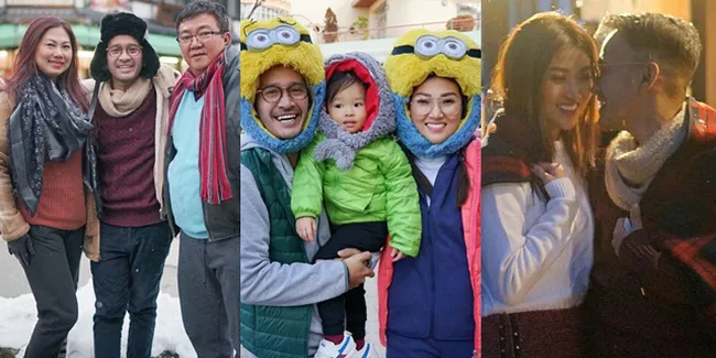 FOTO: Potret Liburan Ceria & Hangat Keluarga Ruben Onsu di Jepang