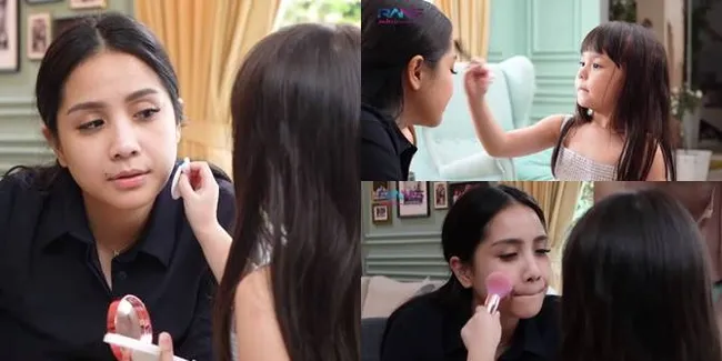 FOTO: Potret Nagita Slavina Dirias Oleh Gempi, Gimana Ya Hasilnya?