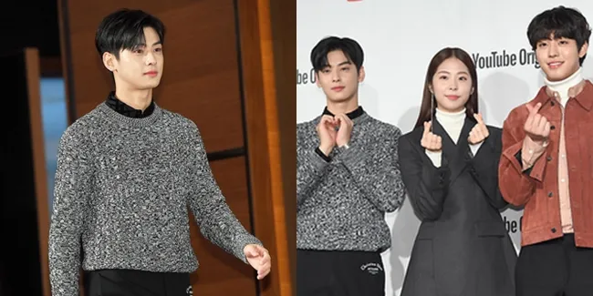 FOTO: Prescon Web-Drama Cha Eunwoo, Bertabur Cowok-Cowok Ganteng