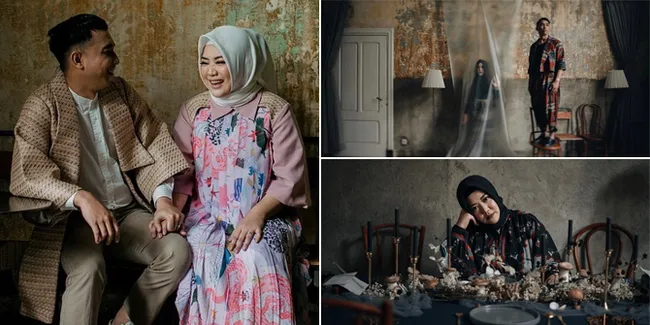 FOTO: Prewed Nuansa Mistis ala Risa Saraswati, Bikin Merinding!