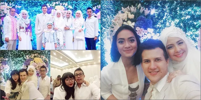 FOTO: Putih Kece! Gaya Tamu di Pernikahan Risty Tagor - Stuart