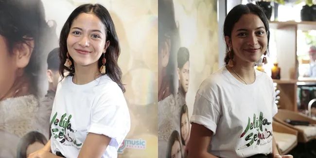 FOTO Putri Marino Ungkap Alasan Pakai Make-up Simple Saat Menikah