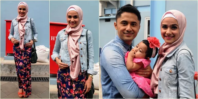 FOTO: Putuskan Berhijab, Sonya Fatmala Jadi Ibu Muda Stylish!
