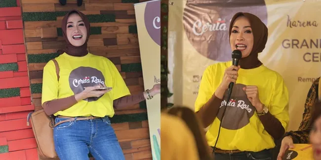 FOTO: Ranty Purnamasari Antusias Kenalkan Bisnis Kuliner