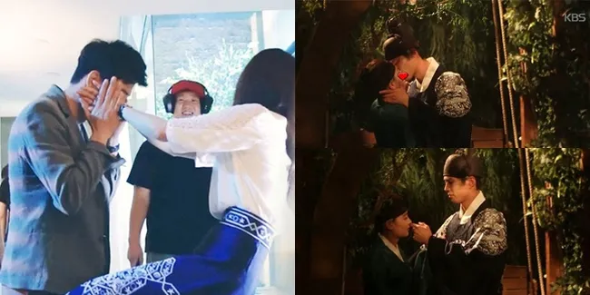 FOTO: Reaksi Bintang Drama Korea Setelah Lakukan Adegan Ciuman