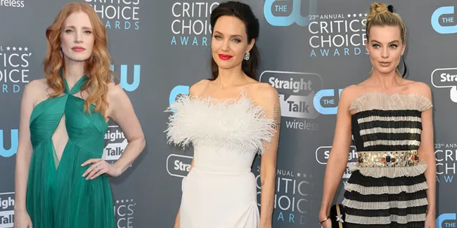 FOTO Red Carpet Critics Choice Awards 2018, Banjir Aktris Kelas A