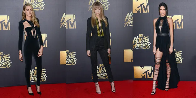 FOTO: Red Carpet MTV Movie Awards 2016 Penuh Bintang - Glamor