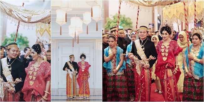 FOTO: Resepsi Pernikahan Alexandra Asmasoebrata, Pakai Adat Bugis