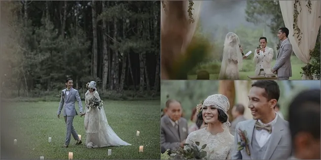FOTO: Resepsi Pernikahan Andien Romantis Seindah Negeri Dongeng!