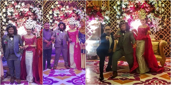 FOTO Resepsi Pernikahan Babe Cabita - Fati, Mewah Meriah di Medan