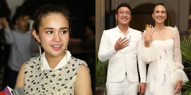 FOTO: Reuni, Michelle Ziudith Hadiri Resepsi Nikah Dimas - Nadine