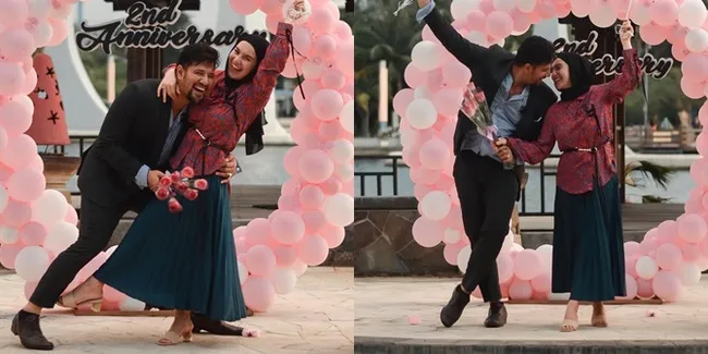 Foto Romantis Ammar Zoni dan Irish Bella Dapat Kejutan Anniversary, Hampir Ciuman Tapi ...