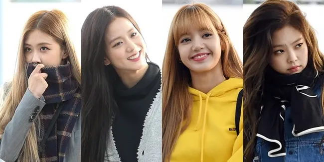 FOTO: Saat BLACKPINK Berangkat ke Indonesia, Cantik & Fashionable