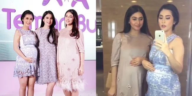 FOTO: Sandra Dewi - Nabila Syakieb, Bumil Cantik Berkumpul Bareng