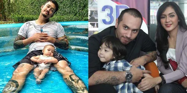 FOTO: Sangar Bertato, 8 Papa Gaul Ini Sayang Anak Banget Loh
