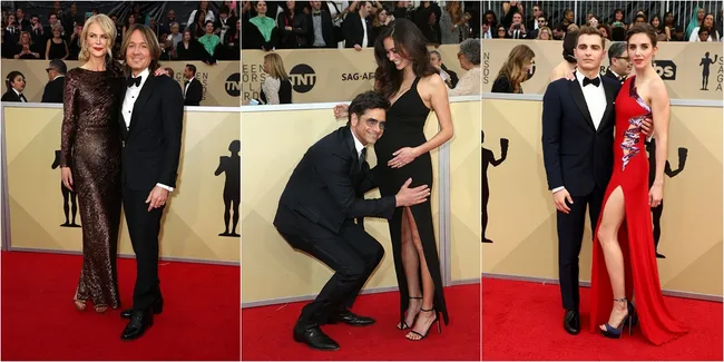 FOTO: Sederet Pasangan di Red Carpet SAG Awards 2018, Serasi
